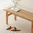 Burlywood Solid Wood Bench