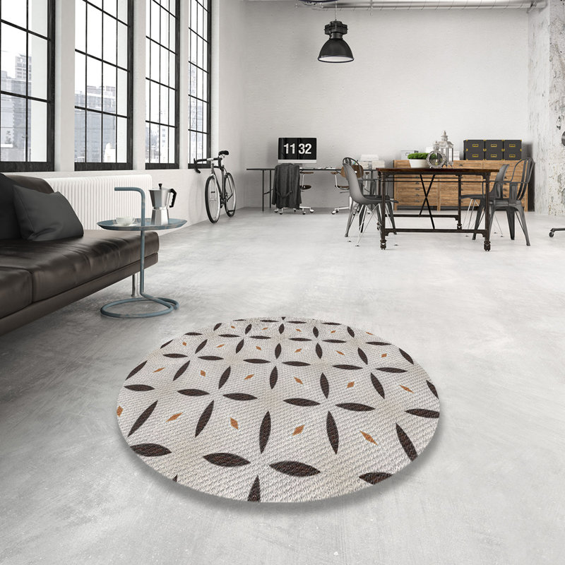 Sather Indoor Rug, Round 3'