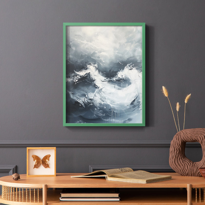 NAUTICAL Series CC III - Impression encadrée de qualité supérieure - Prêt à être accroché - Aucun clou requis, Vert