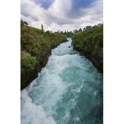 Huka Falls - Wrapped Canvas Print