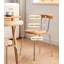 Chaises de salle à manger pliables en cuir de style moderne-1671341891