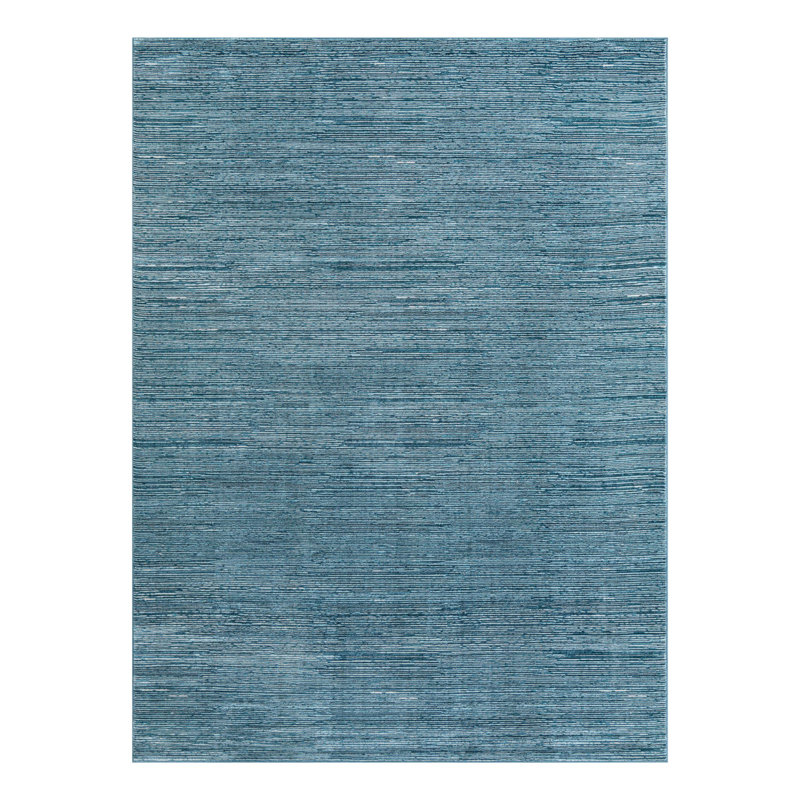 Striped Indoor / Outdoor Rug, Rectangle 9' x 12'