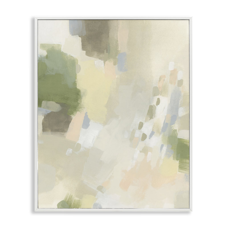 Art numérique discret par joris Hoefnagel, Estampe numérique encadrée blanc bord de mer, H 14 po x l 11 po
