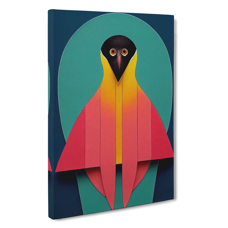 Unforgettable Bird Abstract - Wall Art, Wrapped Canvas, 50cm H x 35cm W x 3cm D, No Matte