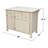 Toby 48" Wide Solid Wood Kitchen Island