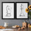 Chess Room Study I - Ensemble de 2 reproductions d'art sur toile-947961056-947961057