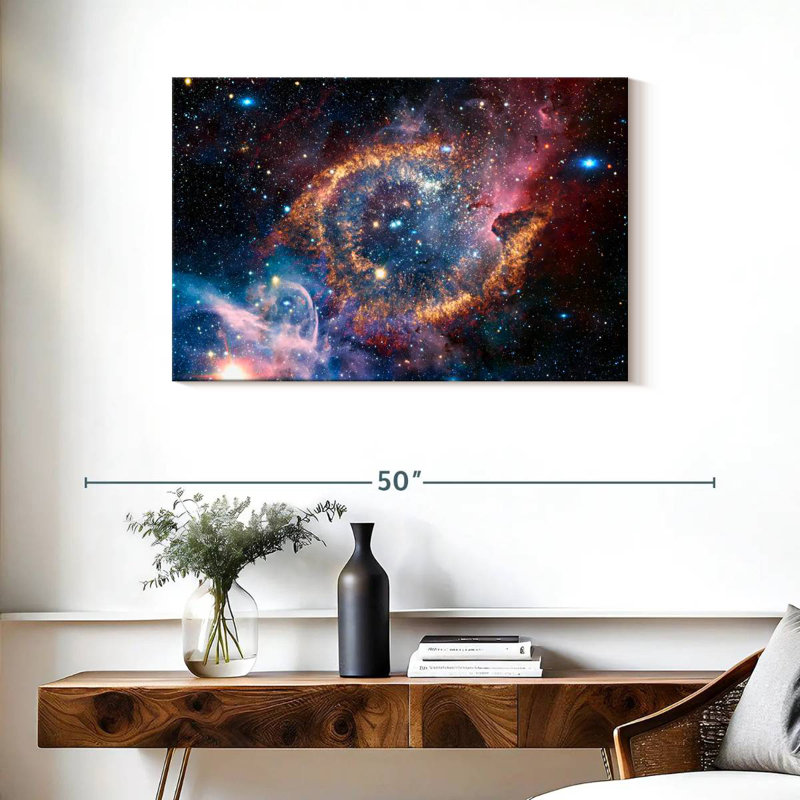 Oberle Helix Planetary Nebula, 24" H x 36" W