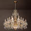 Lustre en cristal 18 lumières bougie en cristal Maria Theresa