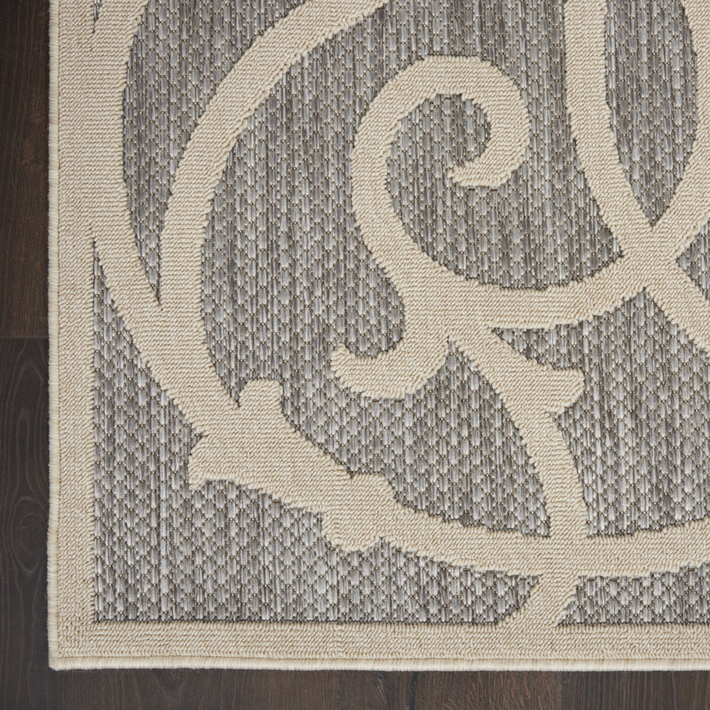 Tapis gris Therese, Tapis de couloir 2 pi 2 po x 7 pi 6 po