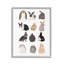 «Hipster Bunnies Varied», art de la giclée encadrée par Hanna Melin-98909052-98909056