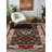 Derya Collection Digital Print Cotton-Polyester Multicolor Floral Rug-53528706