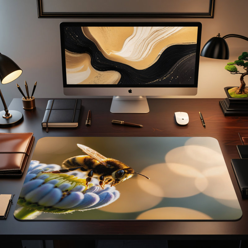 Polyester Desk Pad, 23.6x13.8