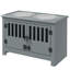 Armoire de rangement pour nourriture pour chien avec bols et station d'alimentation, grise-134637617