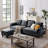 Linnzi 101'' Upholstered Sectional Sofa With Storage Ottoman-1570847943