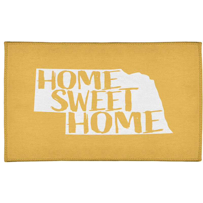 Tapis en poly-chenille nebraska à la maison, Rectangle 3 pi x 5 pi