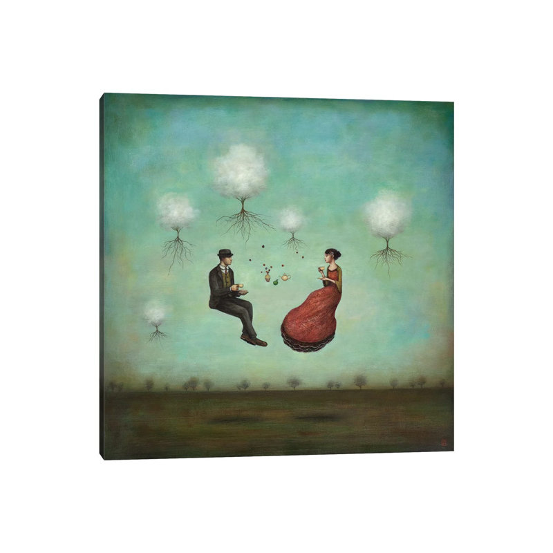 Gravitea For Two by Duy Huynh - Wrapped Canvas Painting, 45.72 cm H x 45.72 cm W x 1.91 cm D