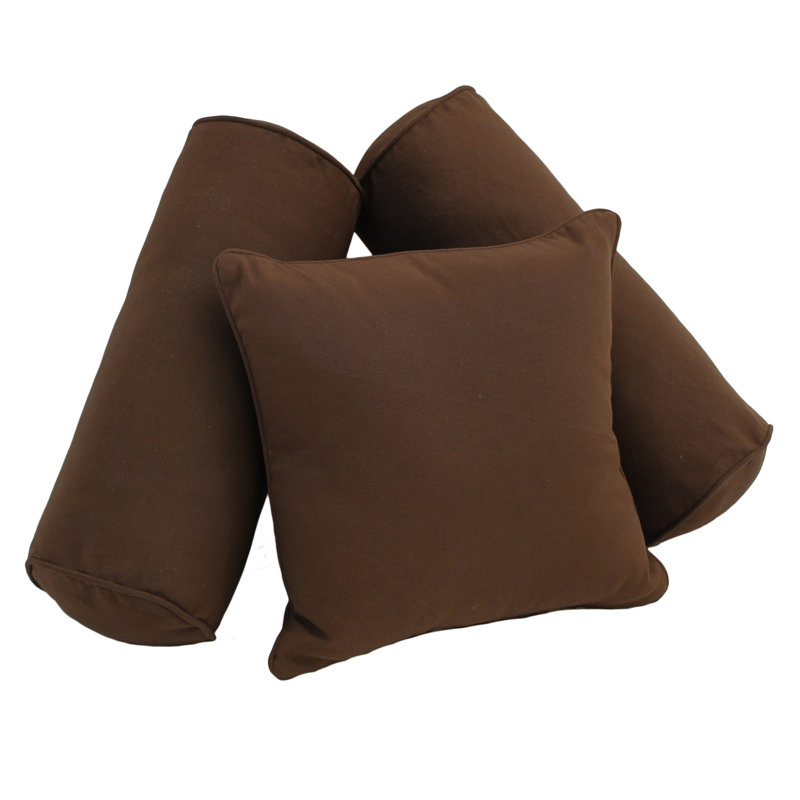 Coussin 3 pièces Soft Home Furnishings, Chocolat