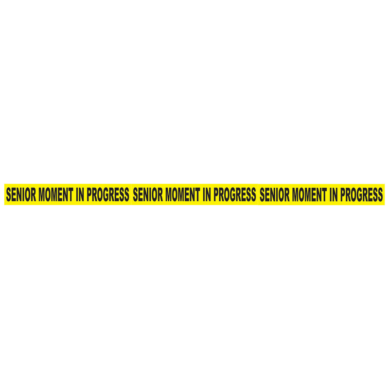Senior Moment In Progress Party Tape