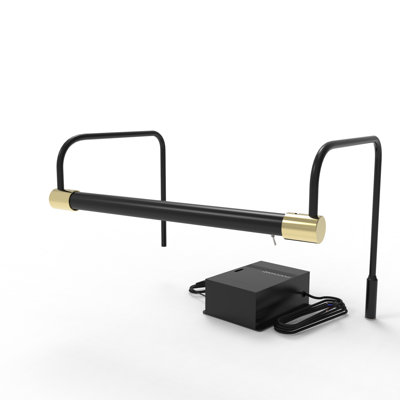 Luminaire de galerie Tru-Slim avec prise et télécommande, H 9 po x l 21 po x P 9 po