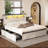 Farmhouse Bed Frame With 48" Tall Storage Headboard-1435101983