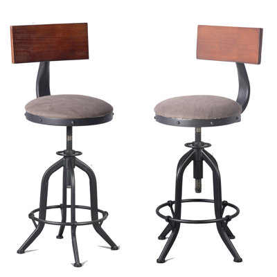 Tabouret pivotant à hauteur réglable Jasyia