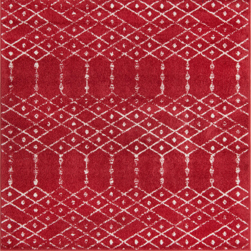 Brissa Abstract Indoor Rug, Square 5'3"