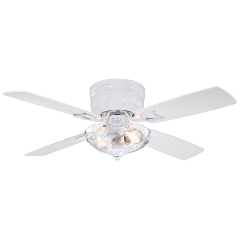 Ventilateur de plafond intérieur à DEL 42 po Westinghouse Hadley, Blanc