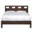 Loucas Riva Wood Bed In Chocolate Brown-118689163