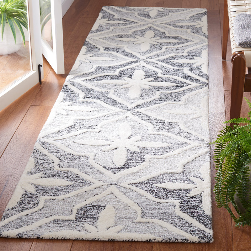 Metro Hand Tufted Performance Geometric Rug, Runner 2'3" x 9'