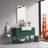 LED Bathroom Mirror 40 " with Front and Backlight, Large Dimmable Wall Mirrors-2042631341