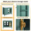 Armoire de salle de bain 36 po avec 2 portes à fermeture en douceur et bois massif. Vaste espace de rangement pour 3 tiroirs. Verre moderne translucide tactile. Construire. Facile à assembler. Lake Beautification, objet généreux