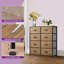 Kathiria 8 Drawer chest of drawers，85.6Cm W bedroom drawers-1700464351
