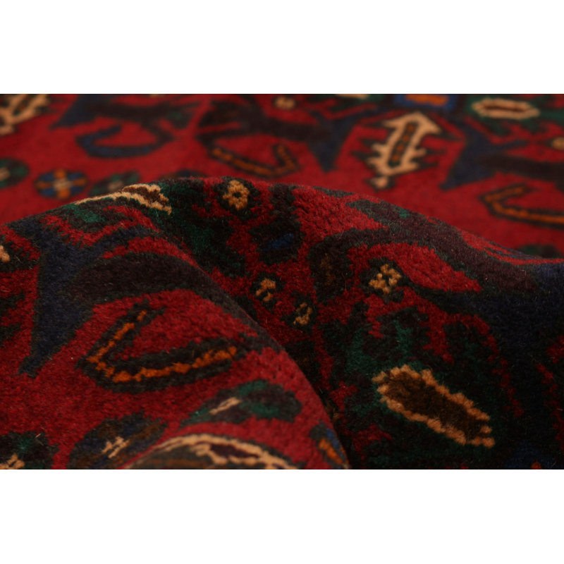 Teimani Red Rug 4'2" x 6'7"