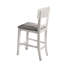 Ensemble de 2 chaises rembourrées en tissu