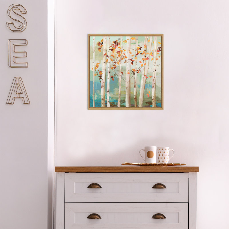 "Fall Birch Trees" par Allison Pearce, reproduction d’art sur toile