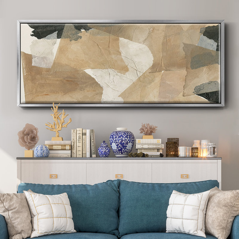 Paper Blur IV - Framed Canvas