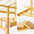 Bamboo wooden Queen bed frame, tall footboard, heavy duty, noise-free, no box spring-322836128