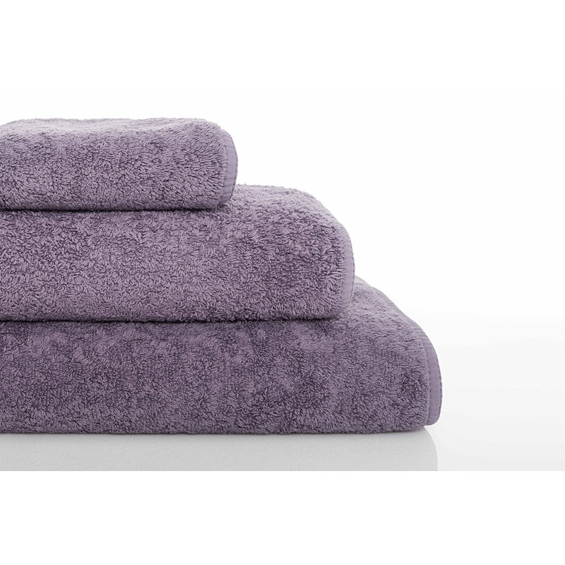 Long Double Loop Hand Towel, Stone, 18" W x 30" L