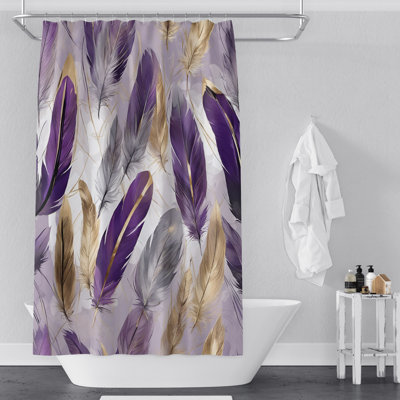 Rideau de douche abstrait Chadron