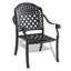 Ensemble 3 pièces de meubles de patio en aluminium coulé avec coussins