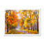 Forêt remplie de feuilles tombées en automne - impression sur toile de paysages-60162085-60162088