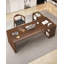 Bureau simple en bois massif en forme de L Simple Modern-1240261243
