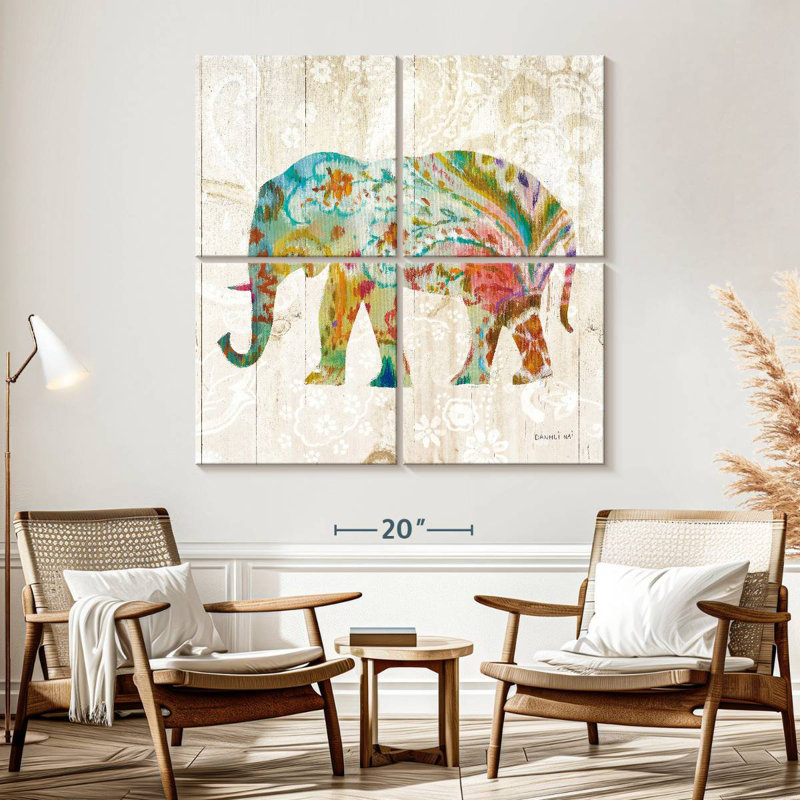 Éléphant Bramho Boho Paisley II