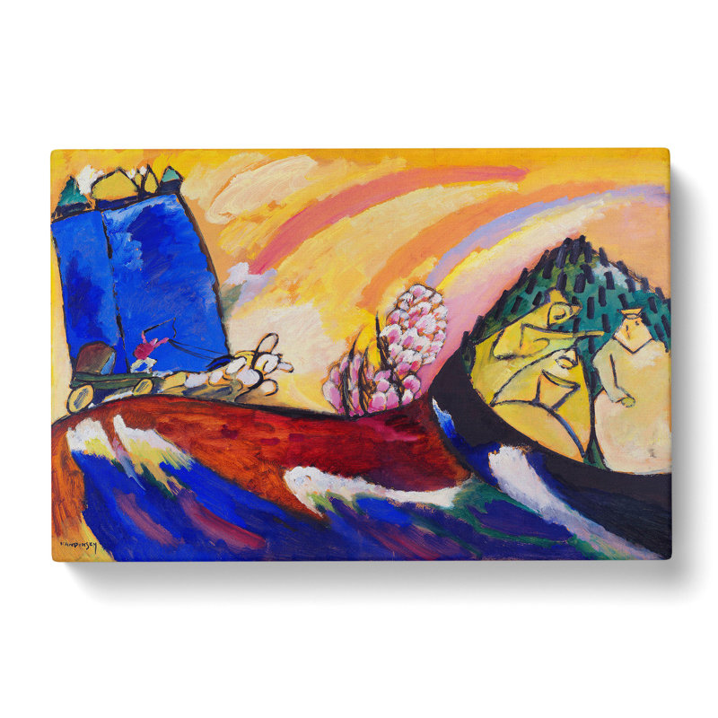 Painting With Troika by Wassily Kandinsky - Wrapped Canvas Painting, 35cm H x 50cm W x 3cm D