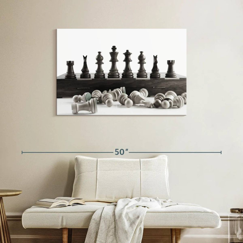 Senne, gagnant du jeu d'échecs, H 26 po x l 39 po