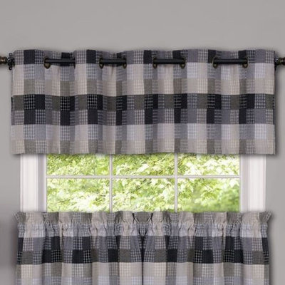 Assel Plaid Tailored Window Valance