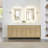 Beckett 84" Freestanding Double Bathroom Vanity with Cultured Marble Top-127222907-61131905-52605370