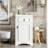 20-Inch Bathroom Vanity With Ceramic Sink, Soft Close Door, Adjustable Shelf, And Door-Mounted Storage Rack - Ideal For Small Bathrooms-2020678784
