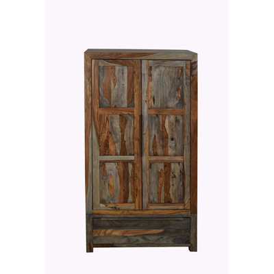 Goa 2 Door Solid Wood Wardrobe