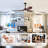52'' Ceiling Fan With Remote Control And Light Kit Included